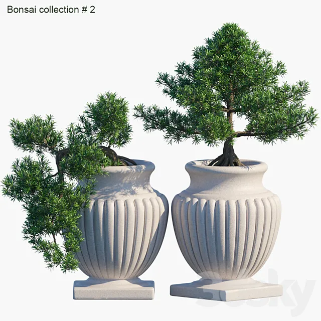 Bonsai collection # 2 3D Model Bonsai collection # 2 3D Model