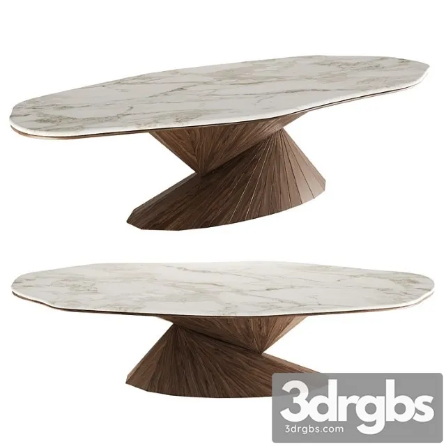 Bonsai Dining Table By Alma De Luce 2 3D Model Download Bonsai Dining Table By Alma De Luce 2 3D Model Download