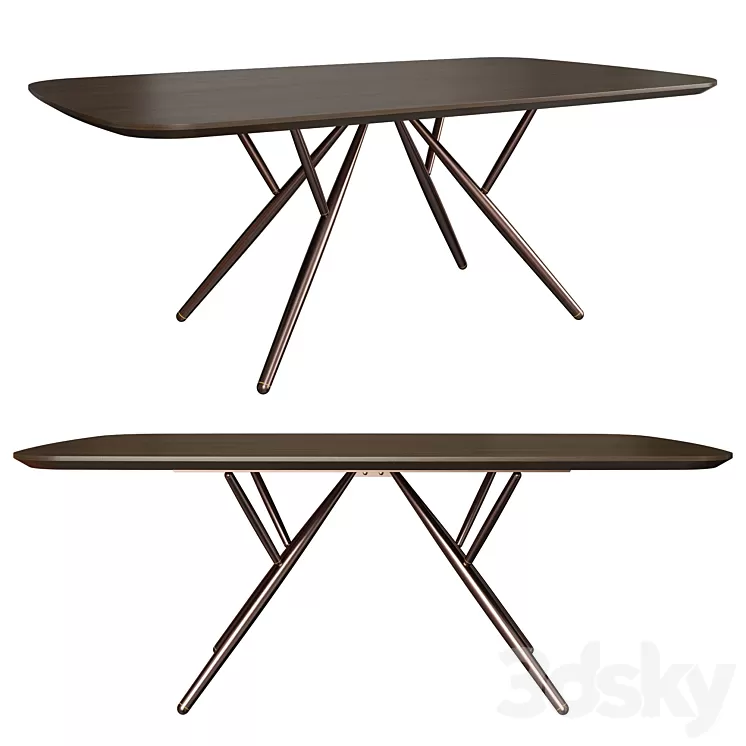 Bontempi Bridge Table 3D Model Free Download