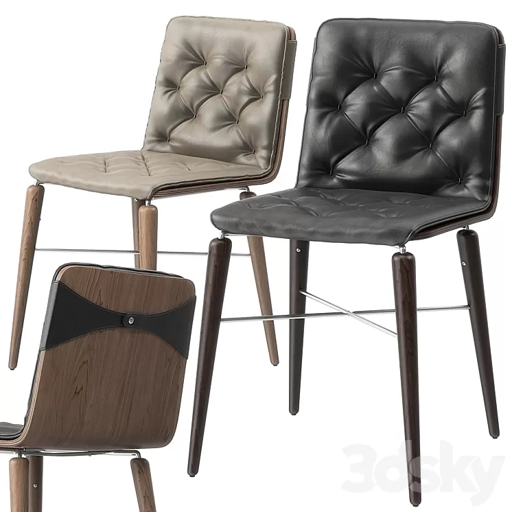 Bontempi Kate chair 3D Model Bontempi Kate chair 3D Model