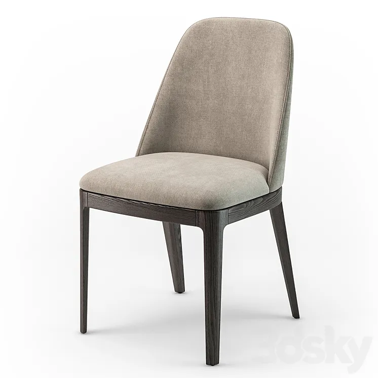 Bontempi Margot wood chair 3D Model Free Download Bontempi Margot wood chair 3D Model Free Download