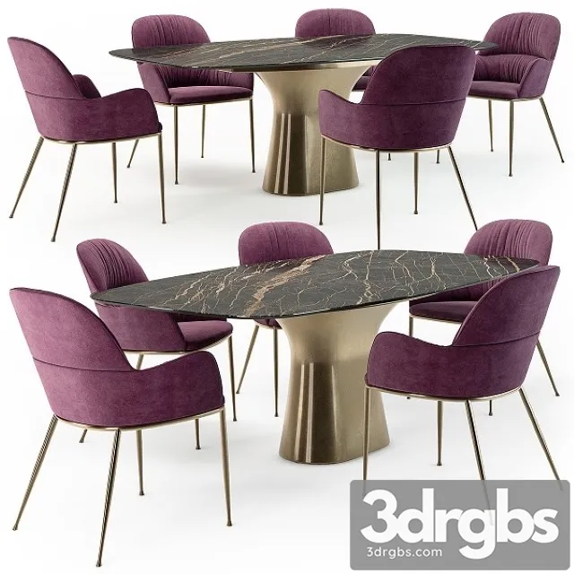 Bontempi Podium Table Queen Metal Armchair 3D Model Download Bontempi Podium Table Queen Metal Armchair 3D Model Download