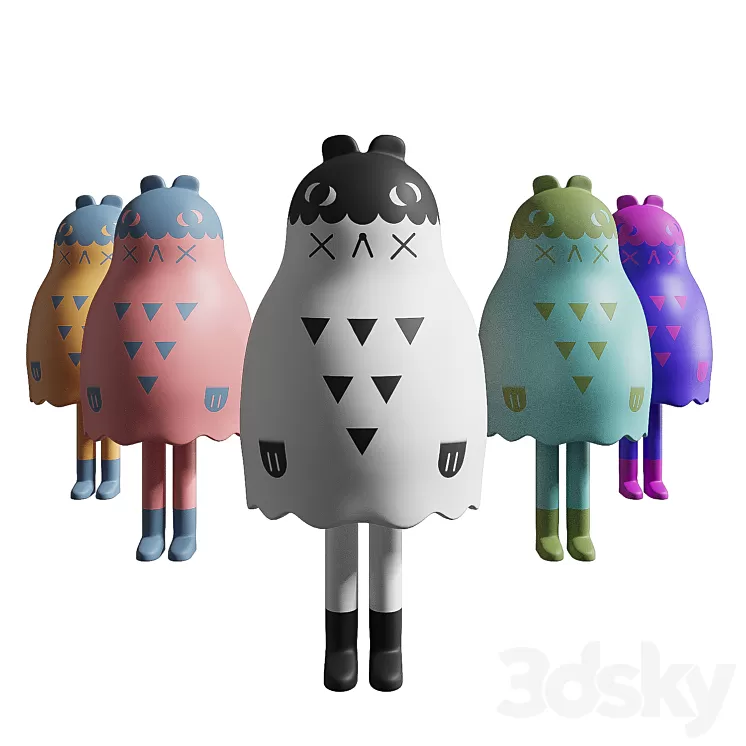 Boo Bear by Andrea Kang 3D Model Free Download