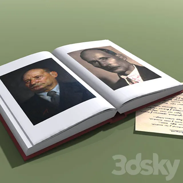 Book 3D Model