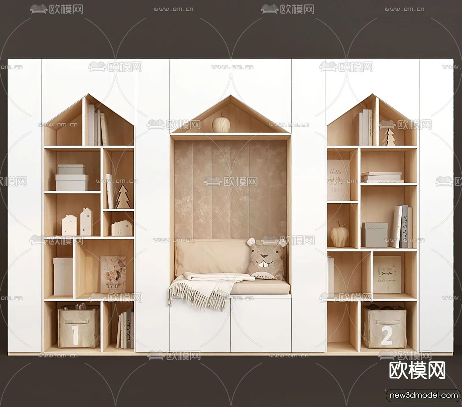 Book Case 3D Furniture Models – Interior 3D Model – 002 Book Case 3D Furniture Models – Interior 3D Model – 002