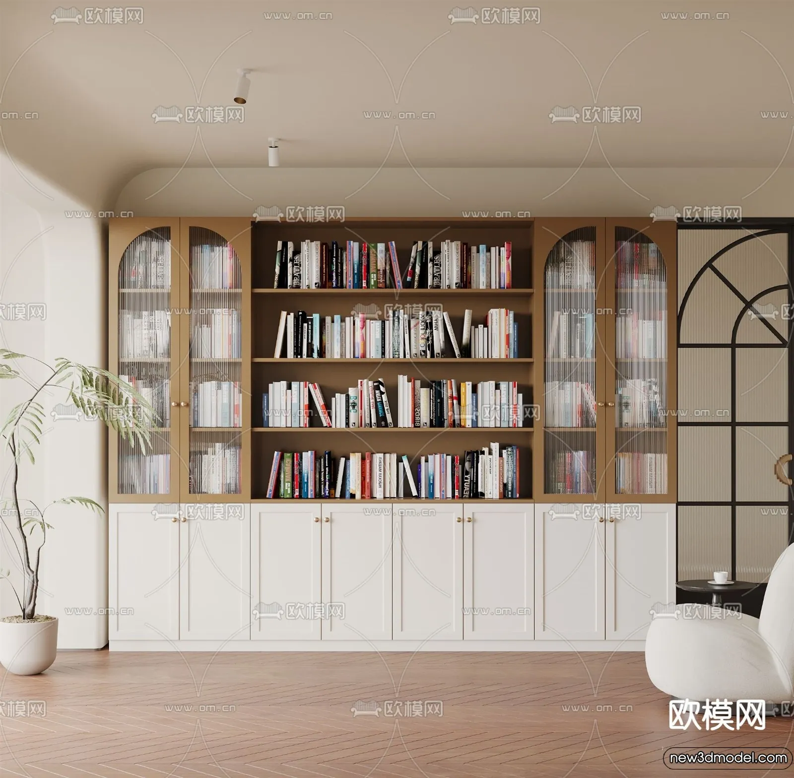 Book Case 3D Furniture Models – Interior 3D Model – 003 Book Case 3D Furniture Models – Interior 3D Model – 003