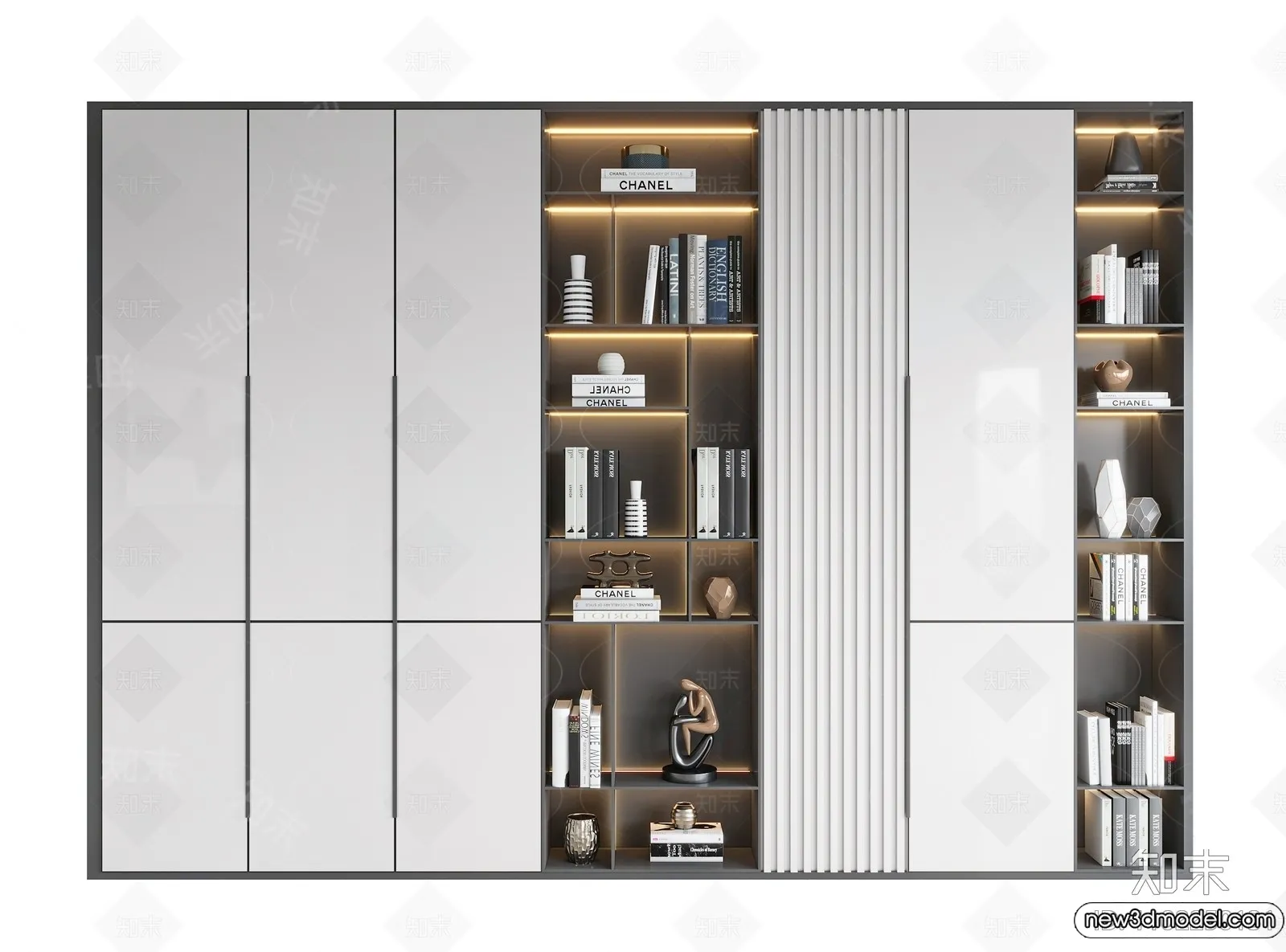 Book Case 3D Furniture Models – Interior 3D Model – 017 Book Case 3D Furniture Models – Interior 3D Model – 017