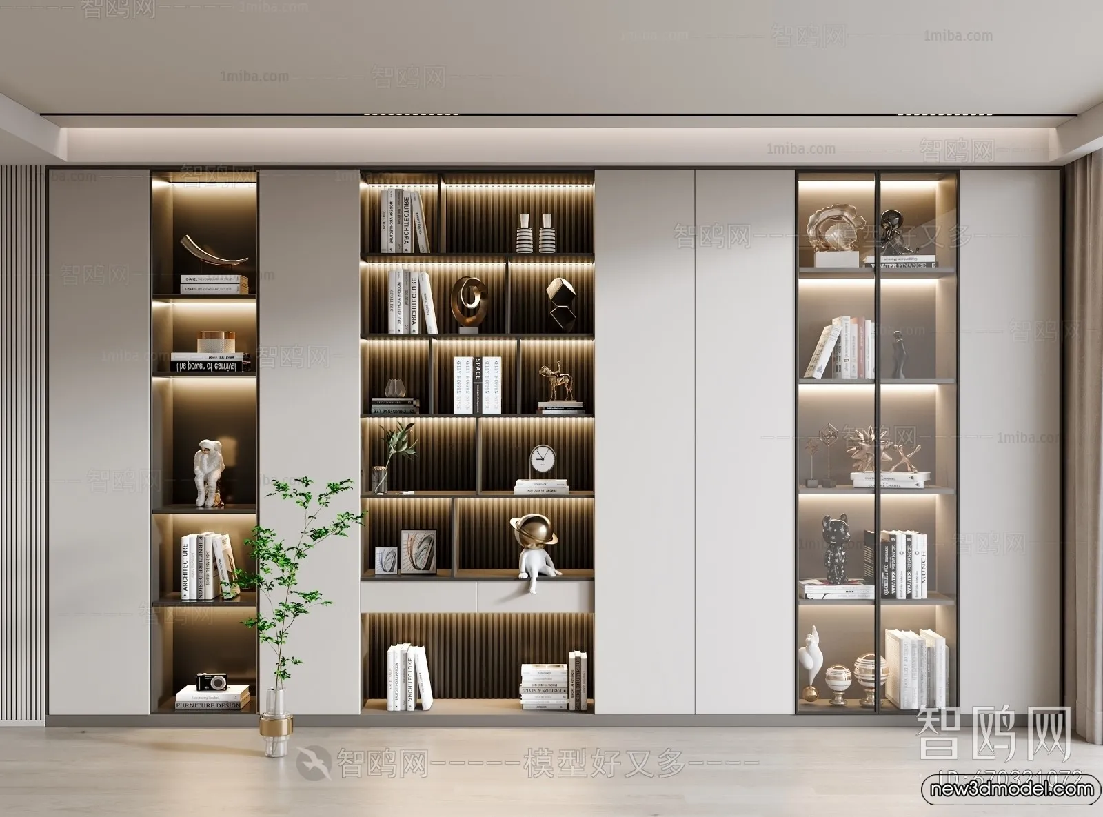Book Case 3D Furniture Models – Interior 3D Model – 020 Book Case 3D Furniture Models – Interior 3D Model – 020