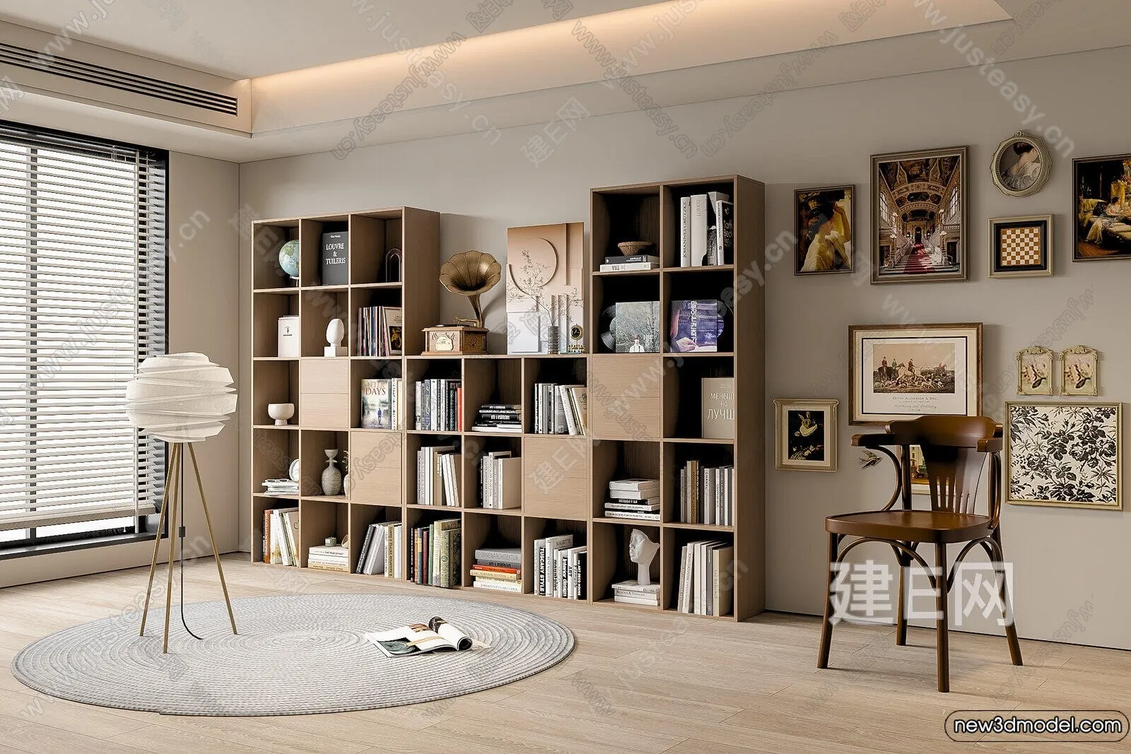 Book Case 3D Furniture Models – Interior 3D Model – 021 Book Case 3D Furniture Models – Interior 3D Model – 021