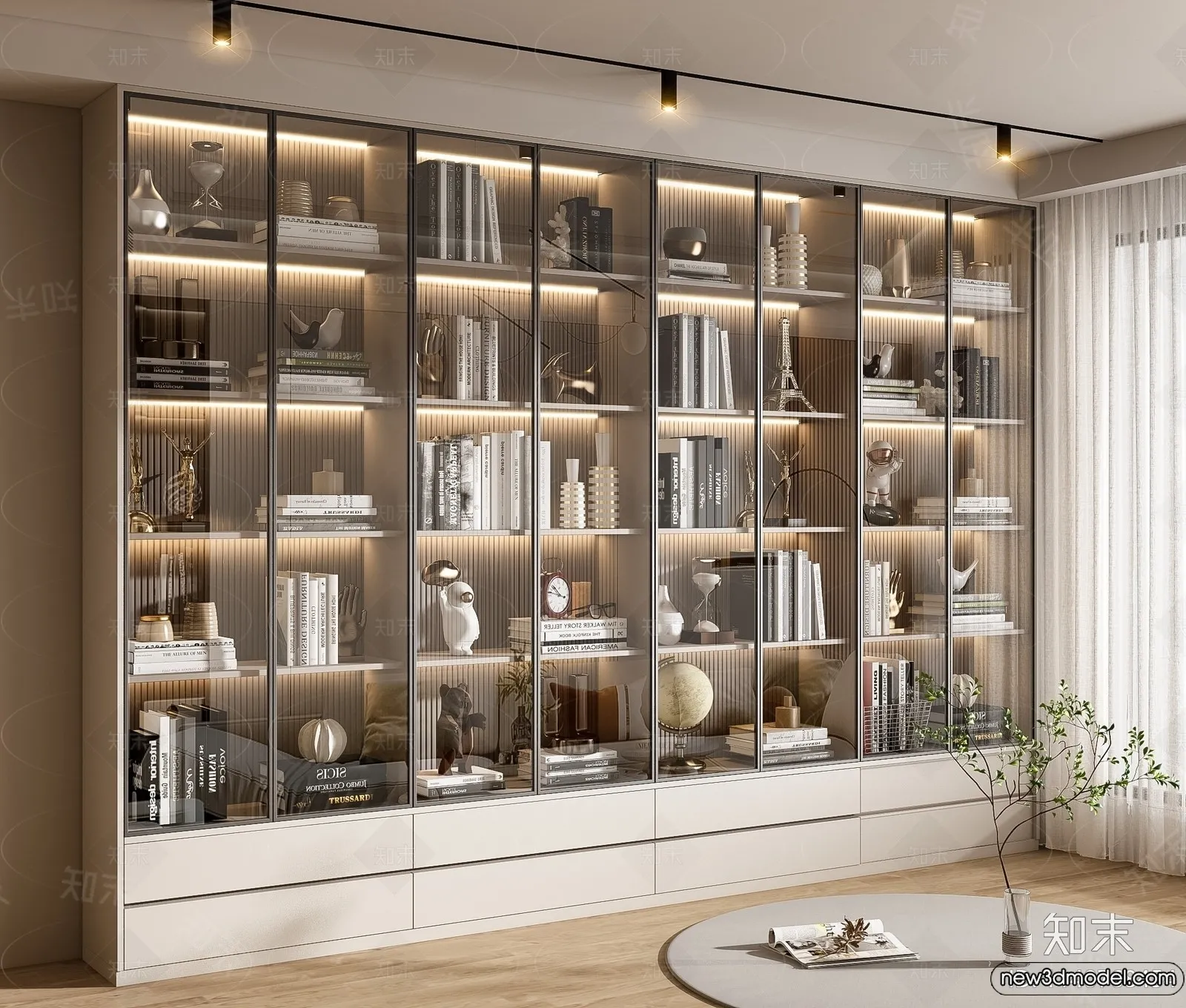 Book Case 3D Furniture Models – Interior 3D Model – 022 Book Case 3D Furniture Models – Interior 3D Model – 022