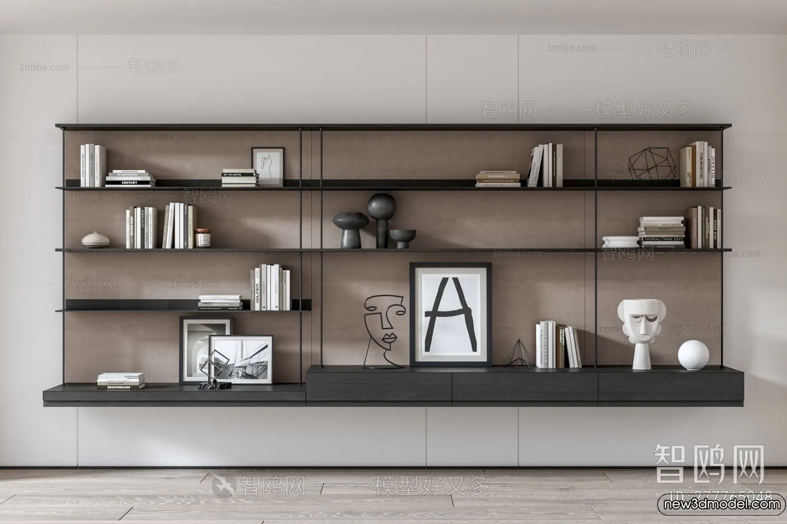 Book Case 3D Furniture Models – Interior 3D Model – 030 Book Case 3D Furniture Models – Interior 3D Model – 030