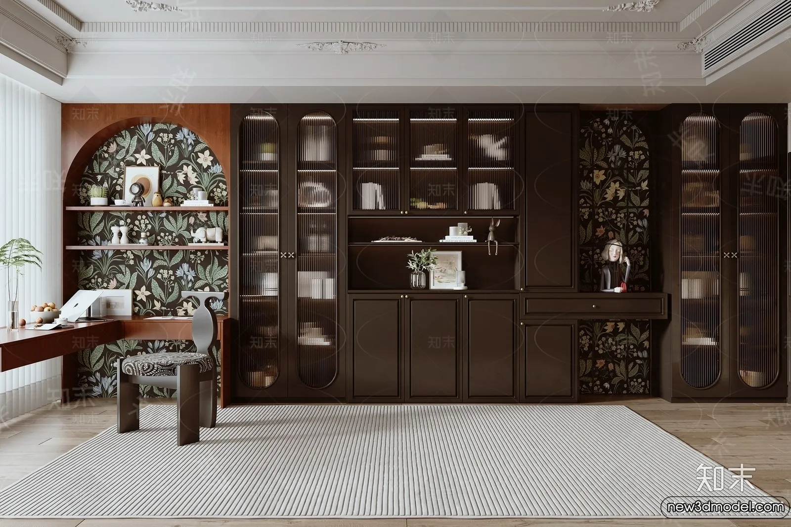 Book Case 3D Furniture Models – Interior 3D Model – 032 Book Case 3D Furniture Models – Interior 3D Model – 032