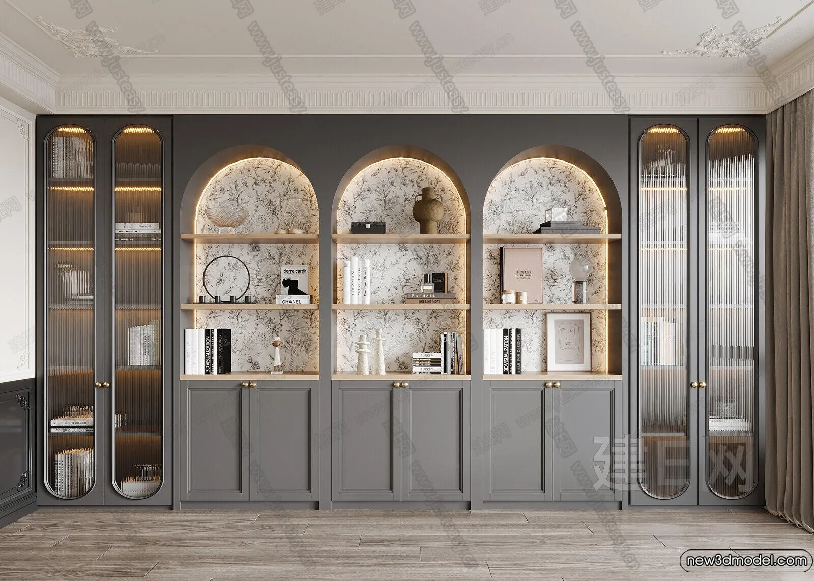 Book Case 3D Furniture Models – Interior 3D Model – 033 Book Case 3D Furniture Models – Interior 3D Model – 033