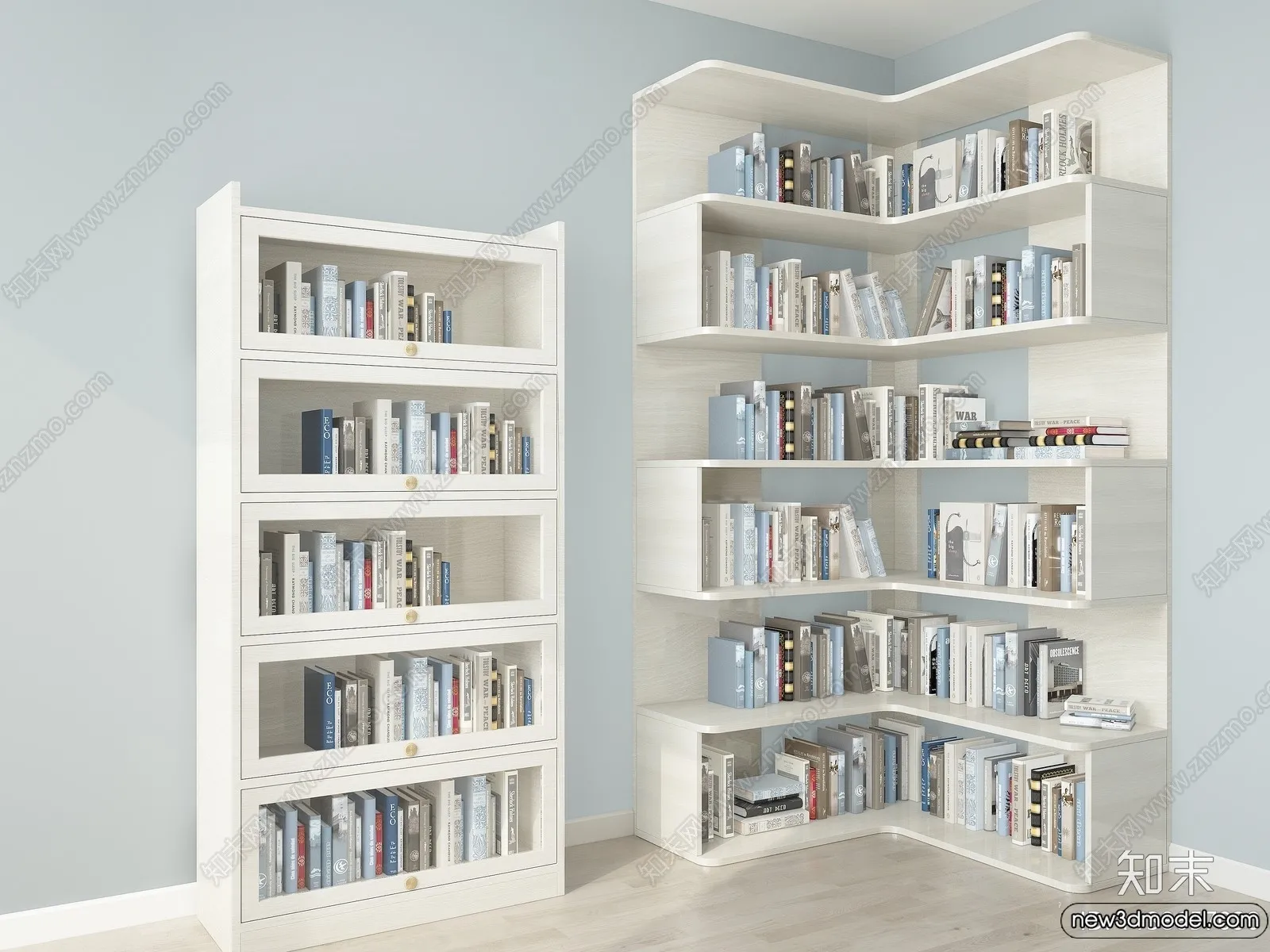 Book Case 3D Furniture Models – Interior 3D Model – 047 Book Case 3D Furniture Models – Interior 3D Model – 047