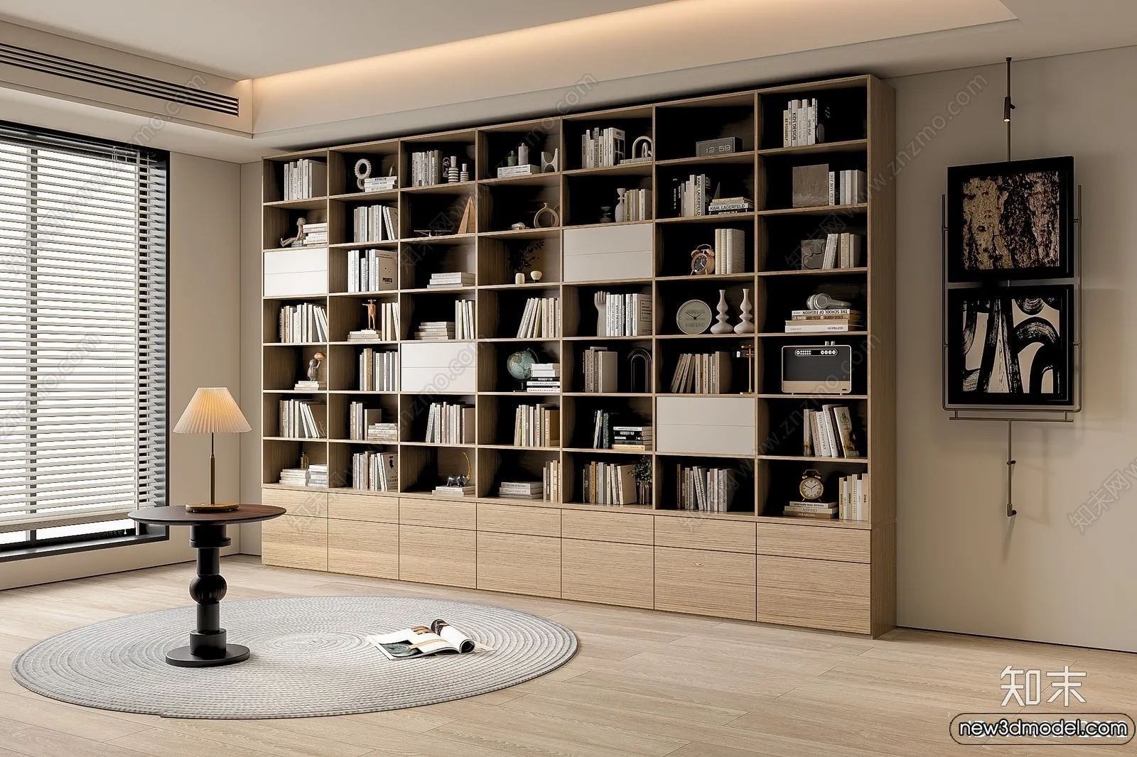 Book Case 3D Furniture Models – Interior 3D Model – 049 Book Case 3D Furniture Models – Interior 3D Model – 049