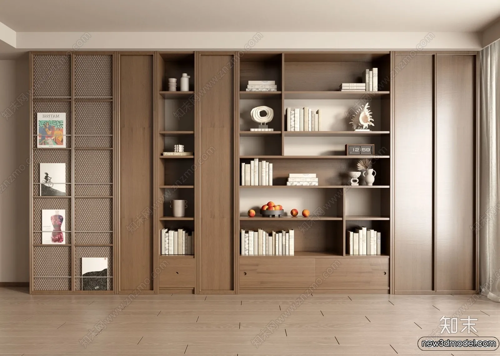 Book Case 3D Furniture Models – Interior 3D Model – 054 Book Case 3D Furniture Models – Interior 3D Model – 054
