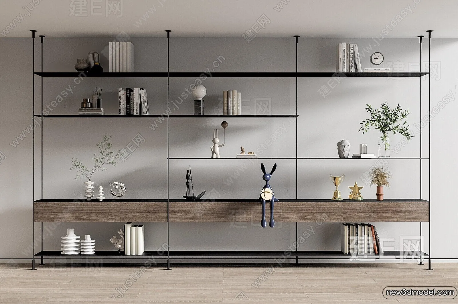 Book Case 3D Furniture Models – Interior 3D Model – 061 Book Case 3D Furniture Models – Interior 3D Model – 061