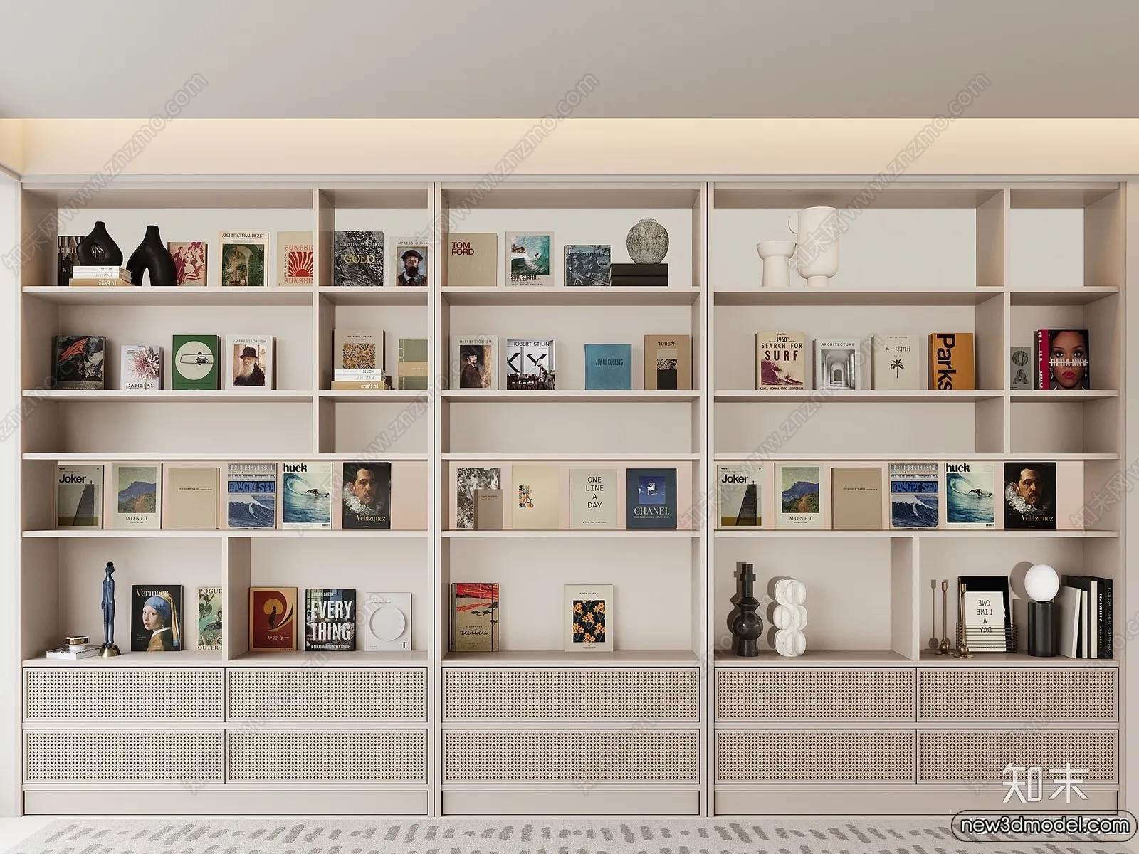 Book Case 3D Furniture Models – Interior 3D Model – 063 Book Case 3D Furniture Models – Interior 3D Model – 063