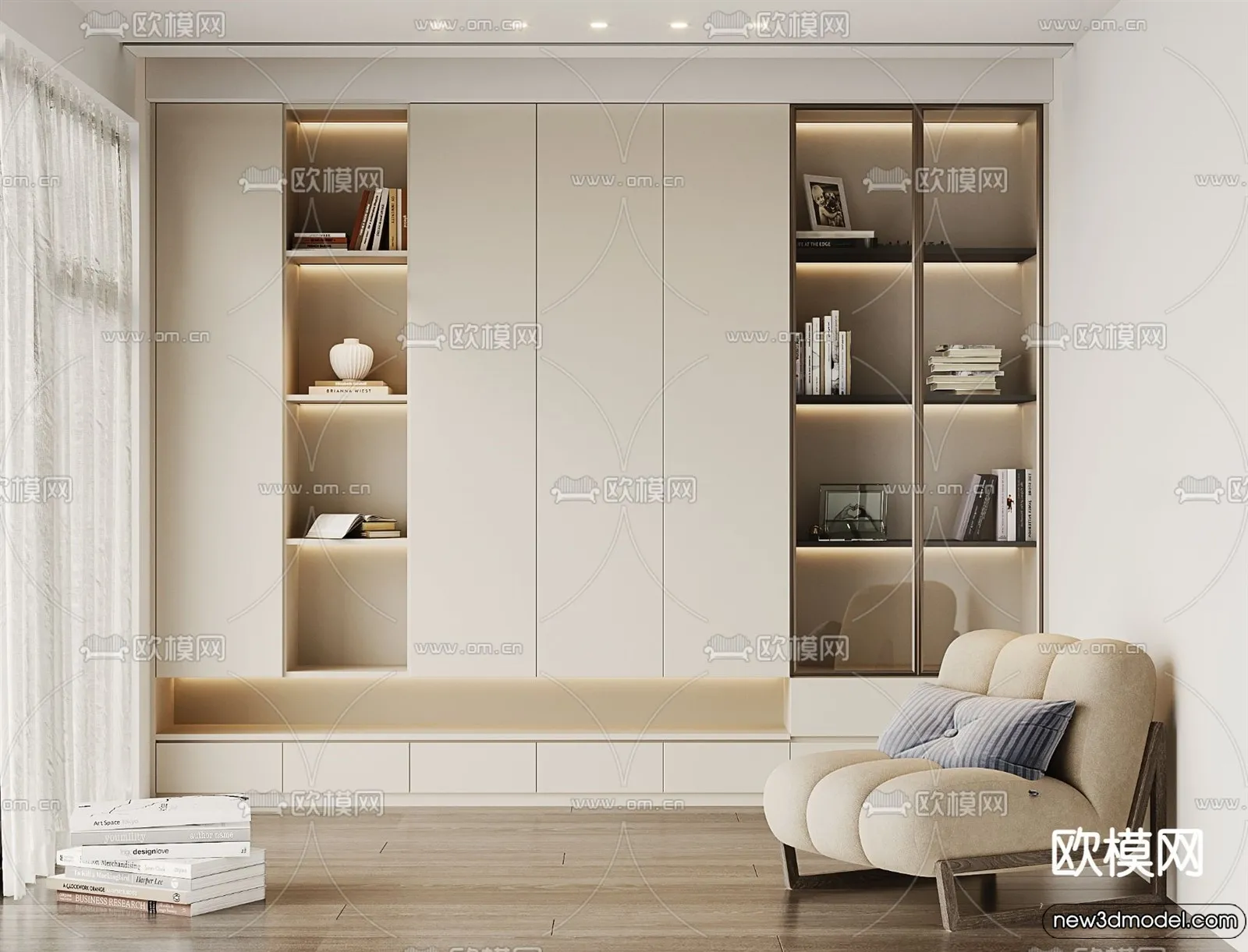 Book Case 3D Furniture Models – Interior 3D Model – 072 Book Case 3D Furniture Models – Interior 3D Model – 072