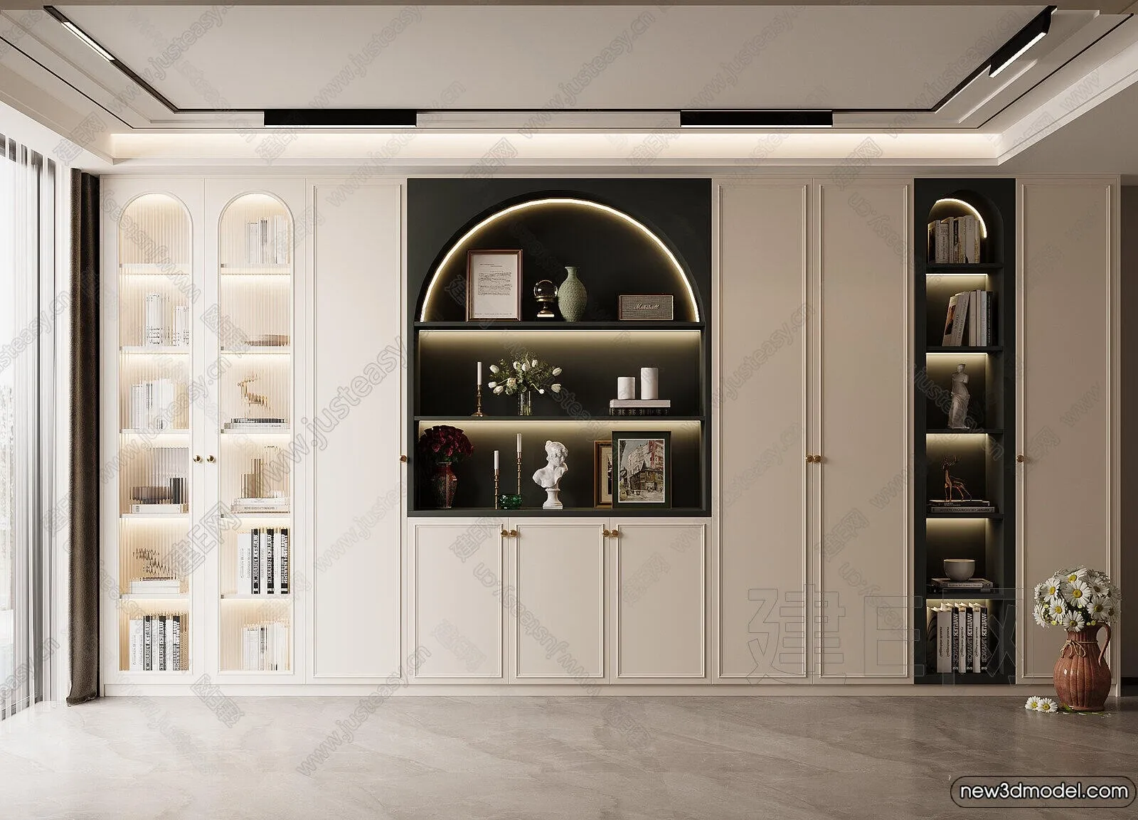 Book Case 3D Furniture Models – Interior 3D Model – 074 Book Case 3D Furniture Models – Interior 3D Model – 074
