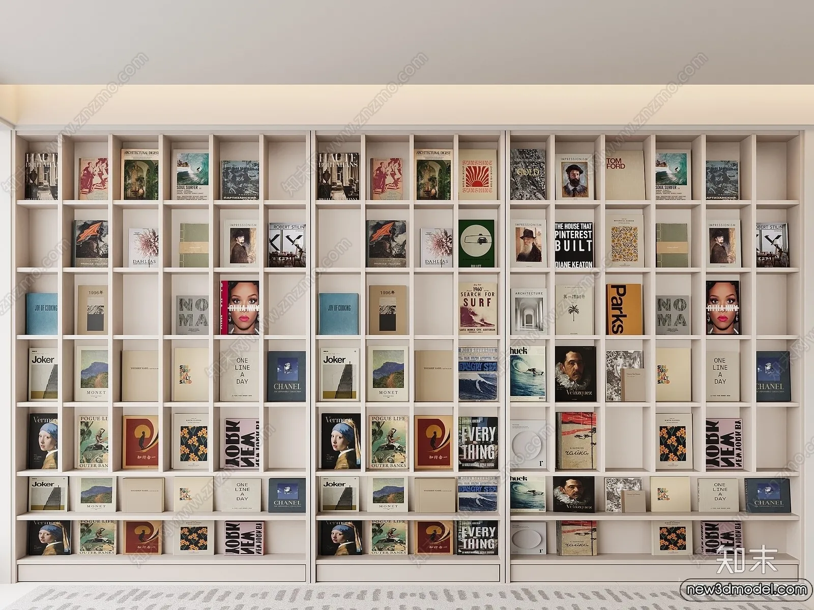 Book Case 3D Furniture Models – Interior 3D Model – 075 Book Case 3D Furniture Models – Interior 3D Model – 075