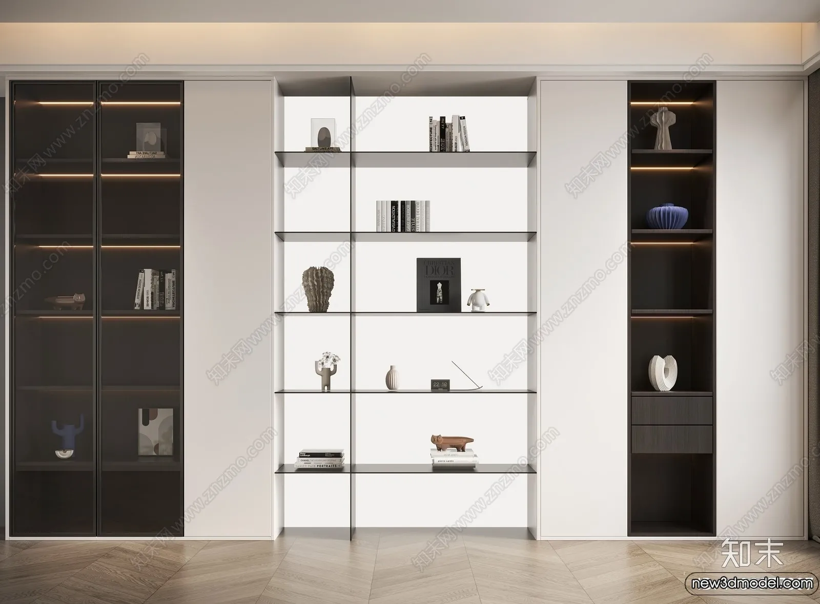 Book Case 3D Furniture Models – Interior 3D Model – 086 Book Case 3D Furniture Models – Interior 3D Model – 086
