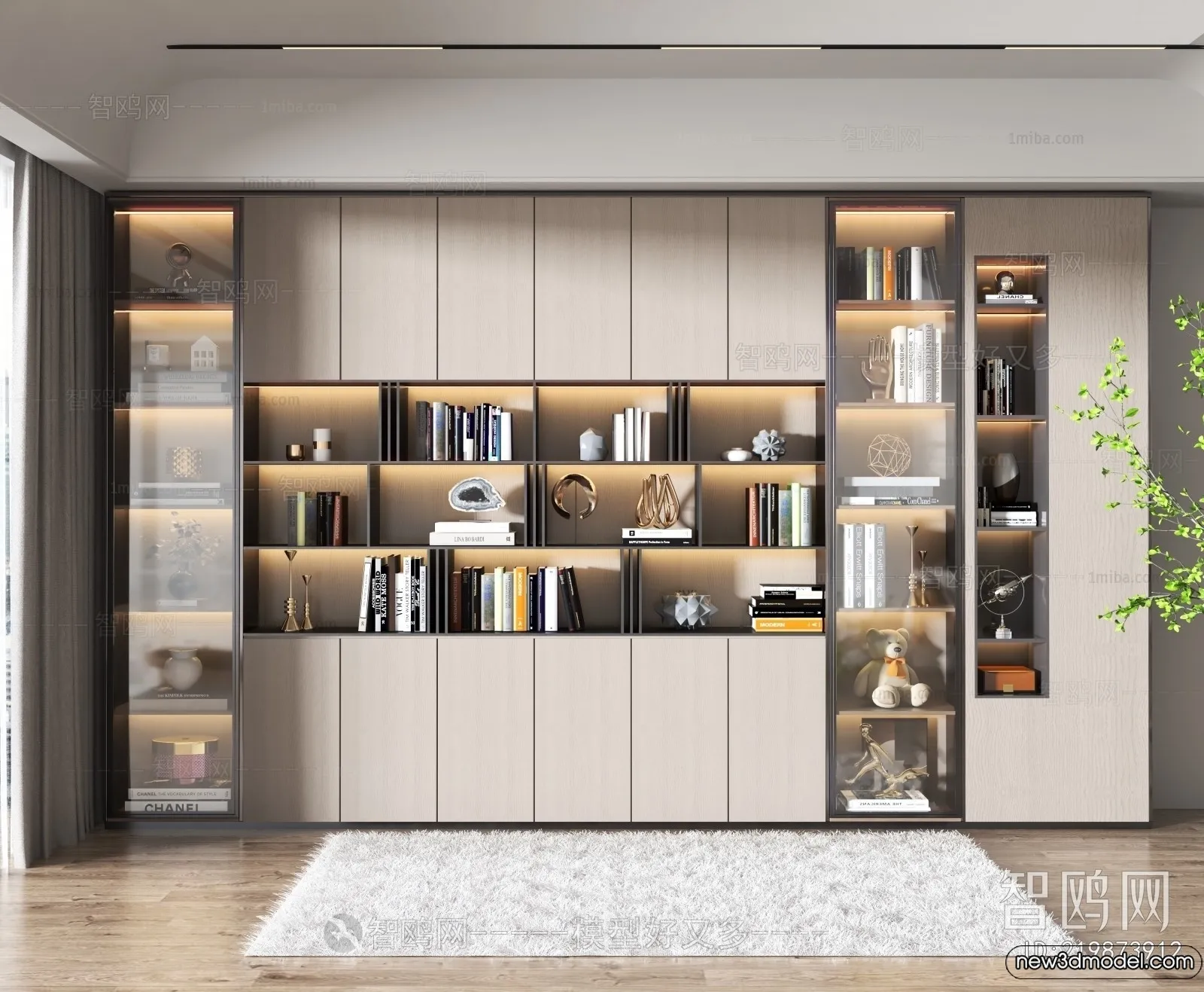 Book Case 3D Furniture Models – Interior 3D Model – 094 Book Case 3D Furniture Models – Interior 3D Model – 094