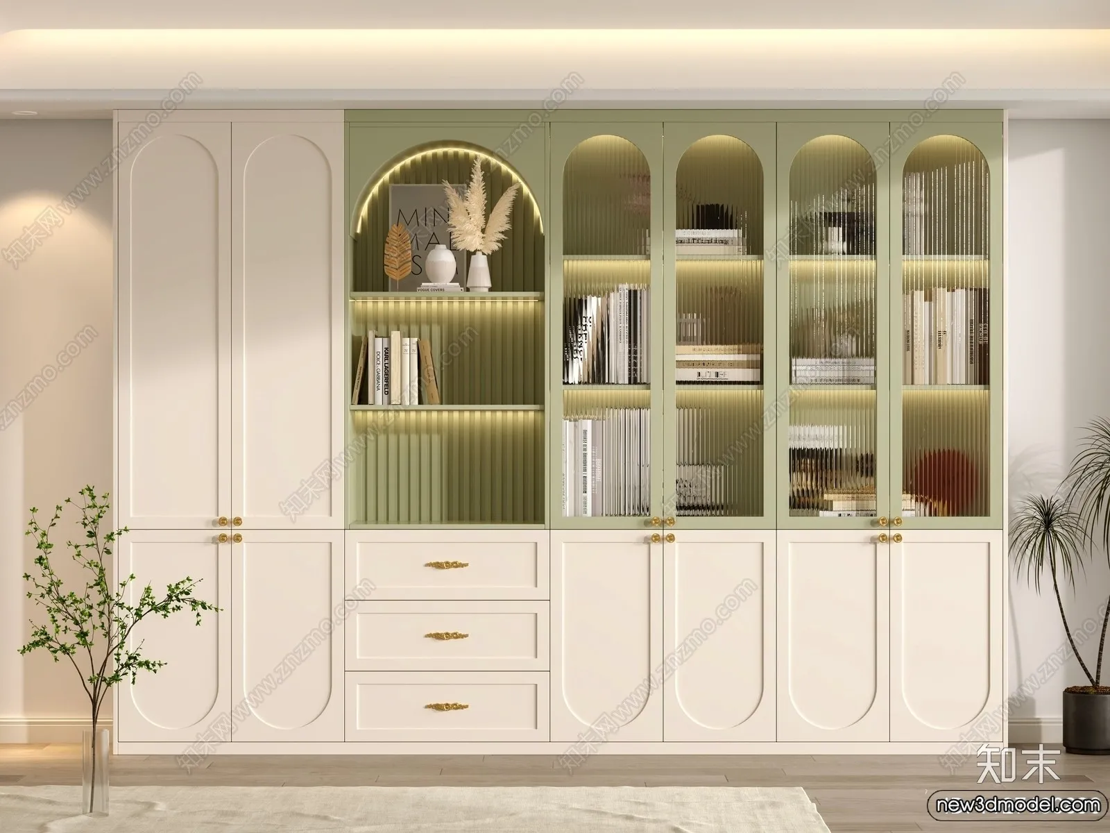Book Case 3D Furniture Models – Interior 3D Model – 095 Book Case 3D Furniture Models – Interior 3D Model – 095