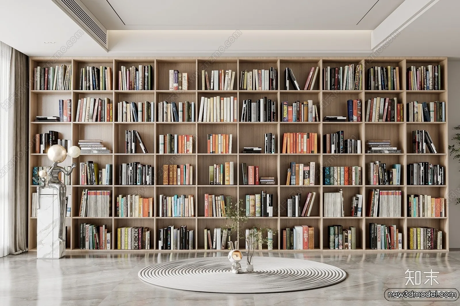 Book Case 3D Furniture Models – Interior 3D Model – 098 Book Case 3D Furniture Models – Interior 3D Model – 098