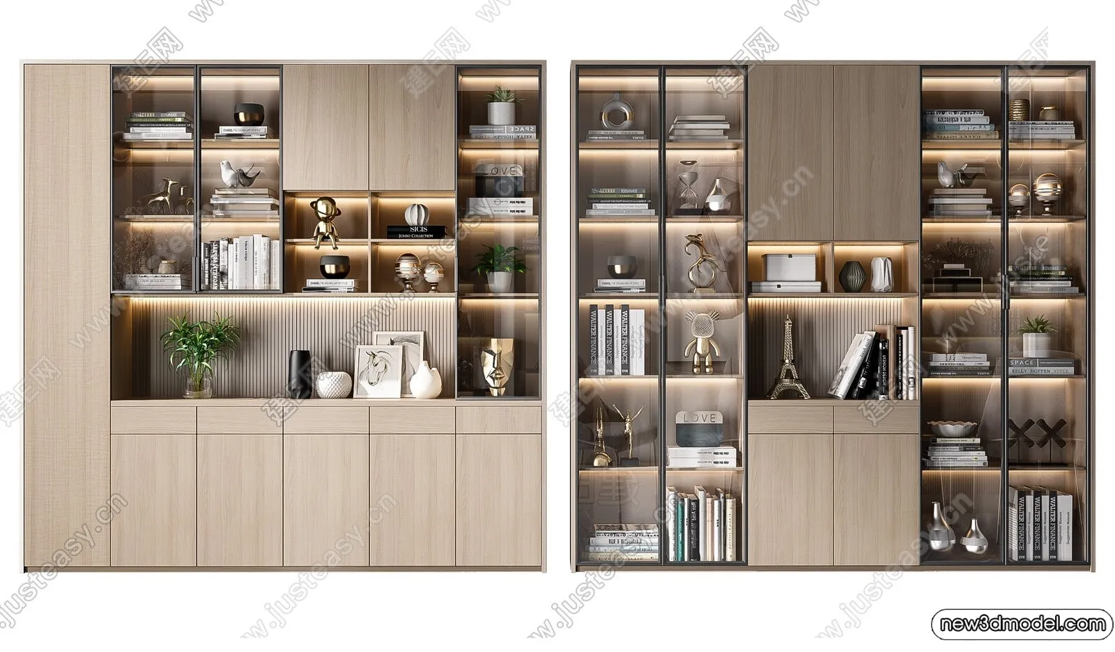Book Case 3D Furniture Models – Interior 3D Model – 101 Book Case 3D Furniture Models – Interior 3D Model – 101