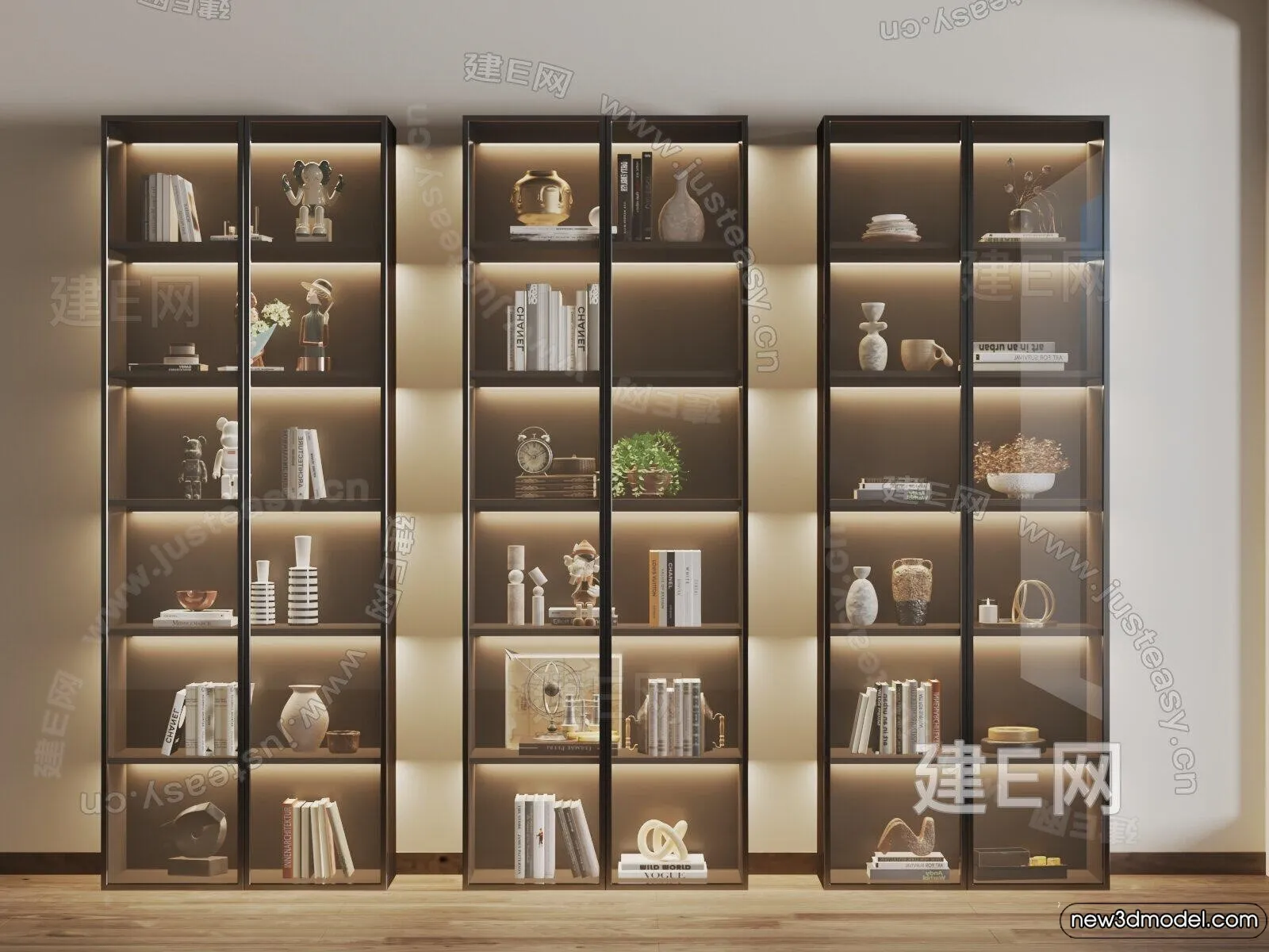 Book Case 3D Furniture Models – Interior 3D Model – 102 Book Case 3D Furniture Models – Interior 3D Model – 102