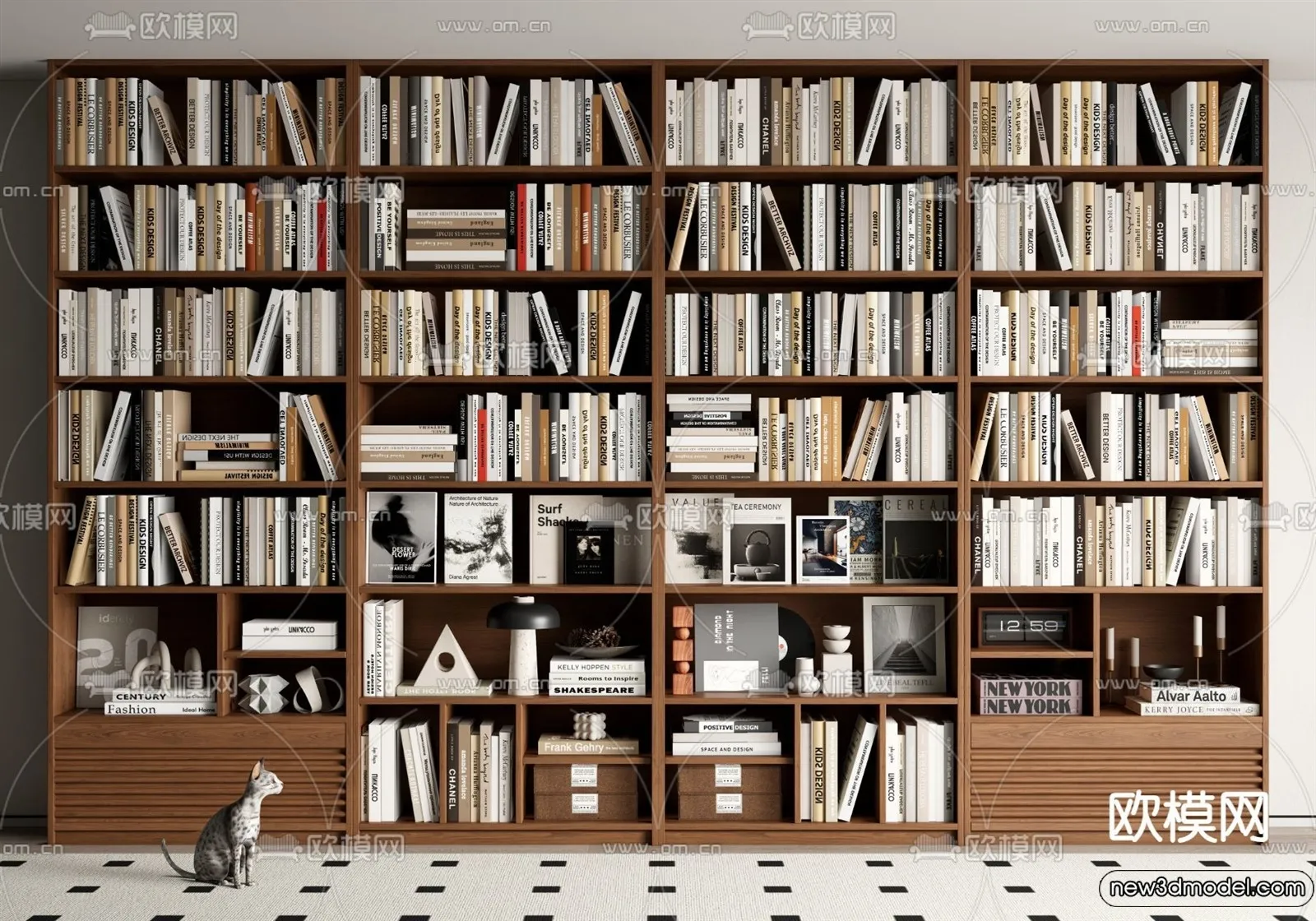 Book Case 3D Furniture Models – Interior 3D Model – 103 Book Case 3D Furniture Models – Interior 3D Model – 103