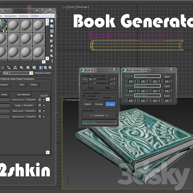 Book generator v0.2 3D Model