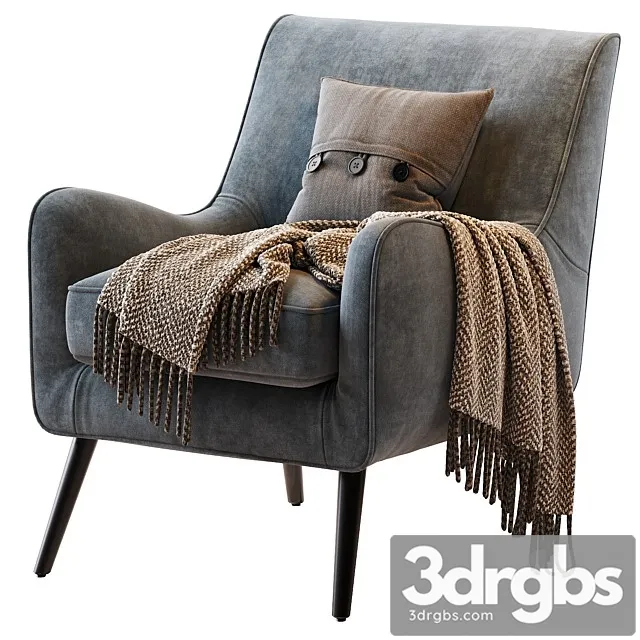 Book Nook Armchair 3D Model Download Book Nook Armchair 3D Model Download