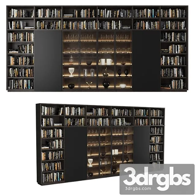 Bookcase 07 3D Model Download