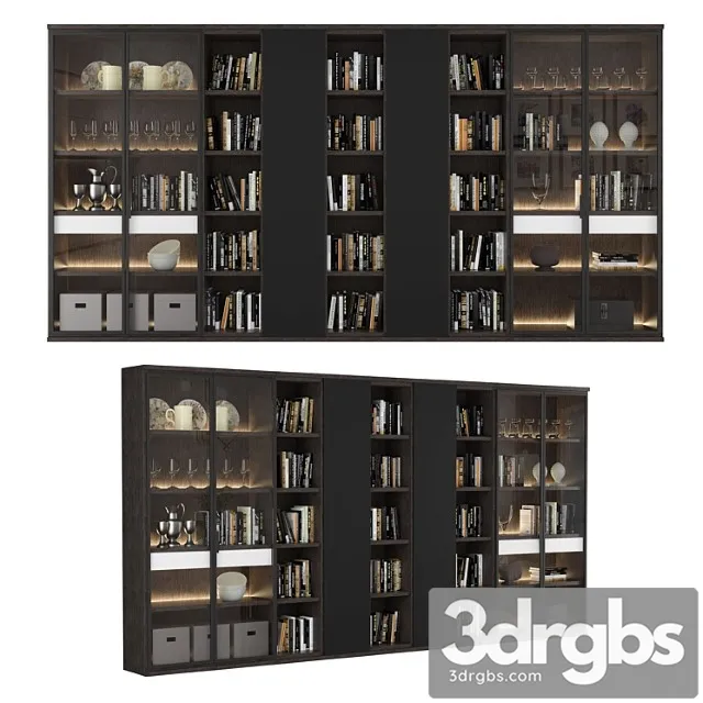 Bookcase 08 3D Model Download