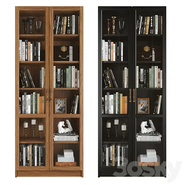 Bookcase 10 3DModel Bookcase 10 3DModel