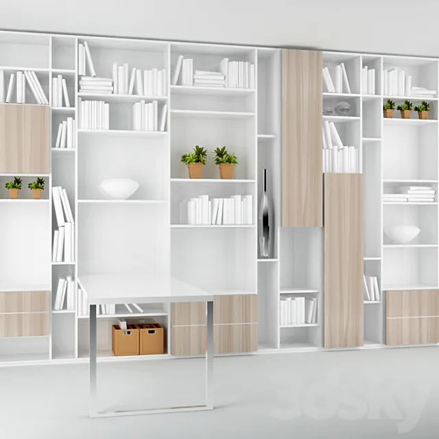 bookcase 3D Model