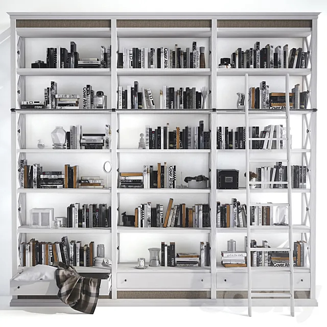 Bookcase 3D Model