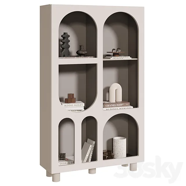 Bookcase Archy La Redoute Interieurs 3DModel