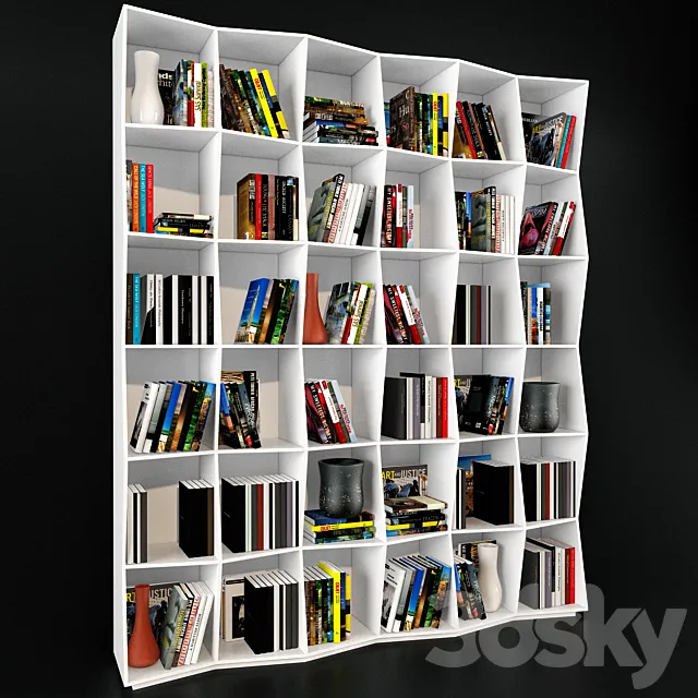 Bookcase BoConcept 3D Model Bookcase BoConcept 3D Model