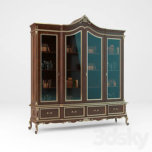 Bookcase Modenese Gastone 12301 3DModel