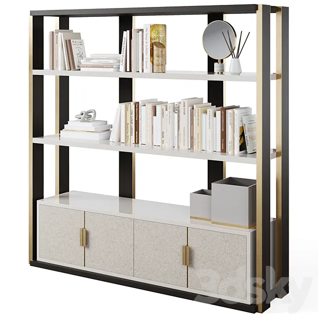 Bookcase NAPIER by Frato 3D Model