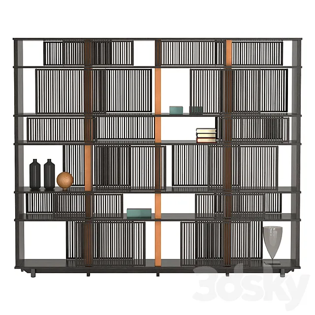 Bookcase Poltrona Frau Lloyd 3D Model Bookcase Poltrona Frau Lloyd 3D Model