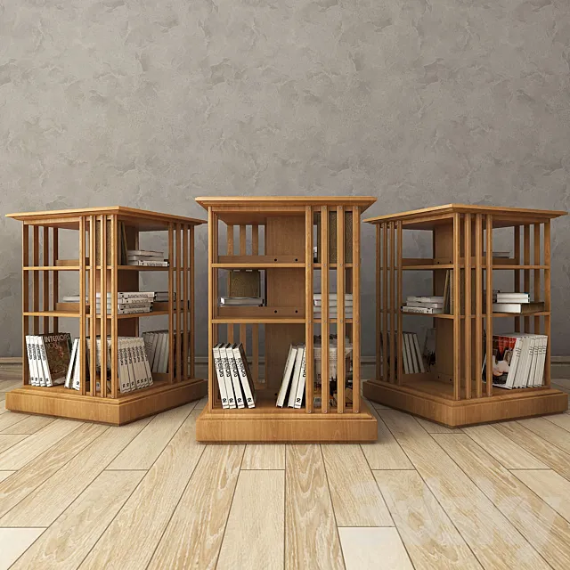 Bookcase “roll” 3DModel
