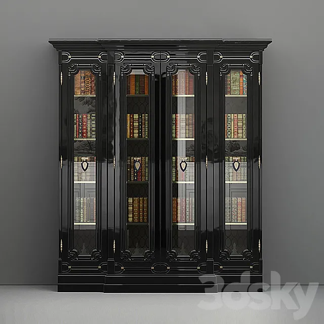 Bookcase Visionnaire – Windsor 3D Model Bookcase Visionnaire – Windsor 3D Model