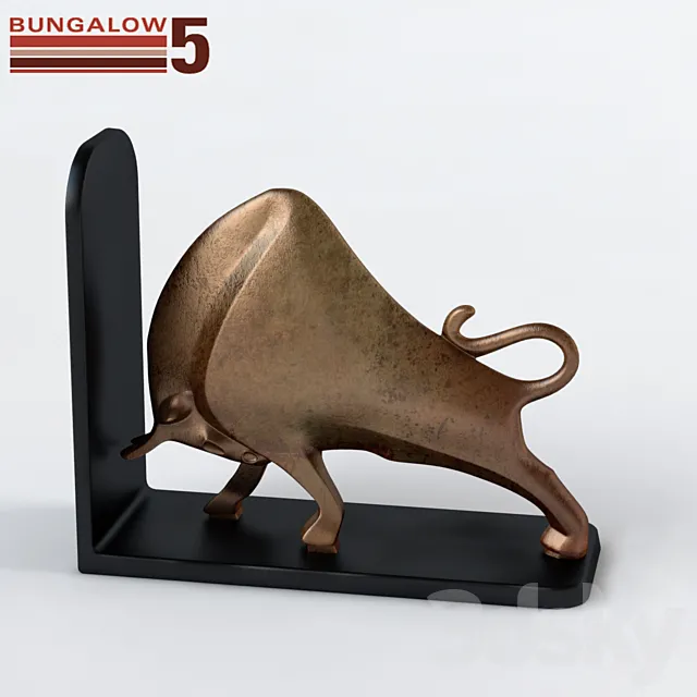 Bookends Bungalow 5 Bisoni Bookends 2 3D Model Bookends Bungalow 5 Bisoni Bookends 2 3D Model