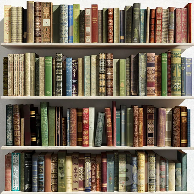 Bookes – Set 01 3DModel