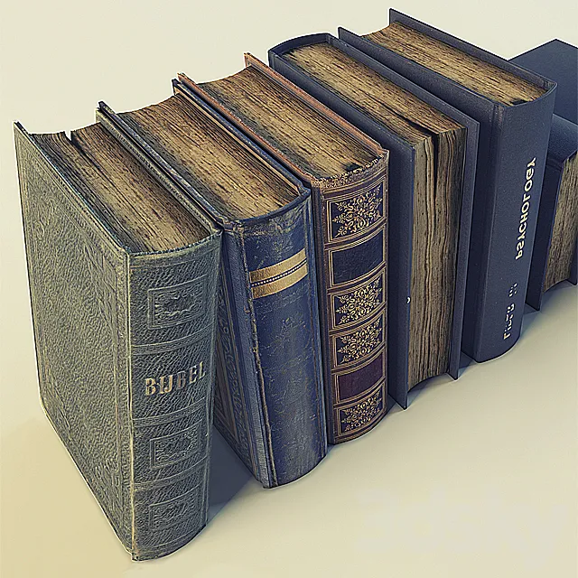 books 3D Model