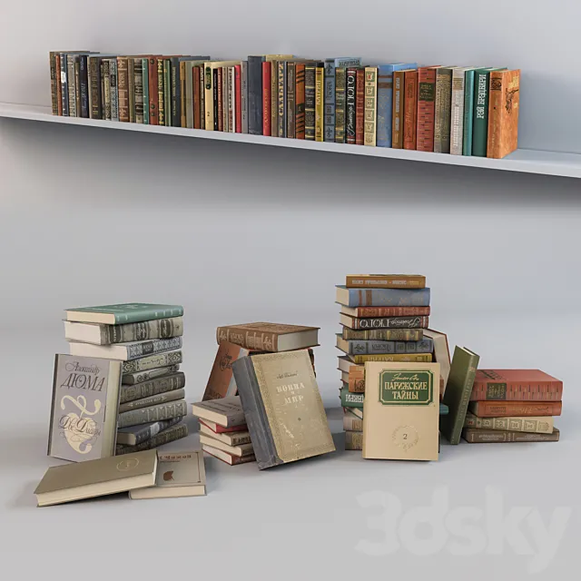 Books 3DModel